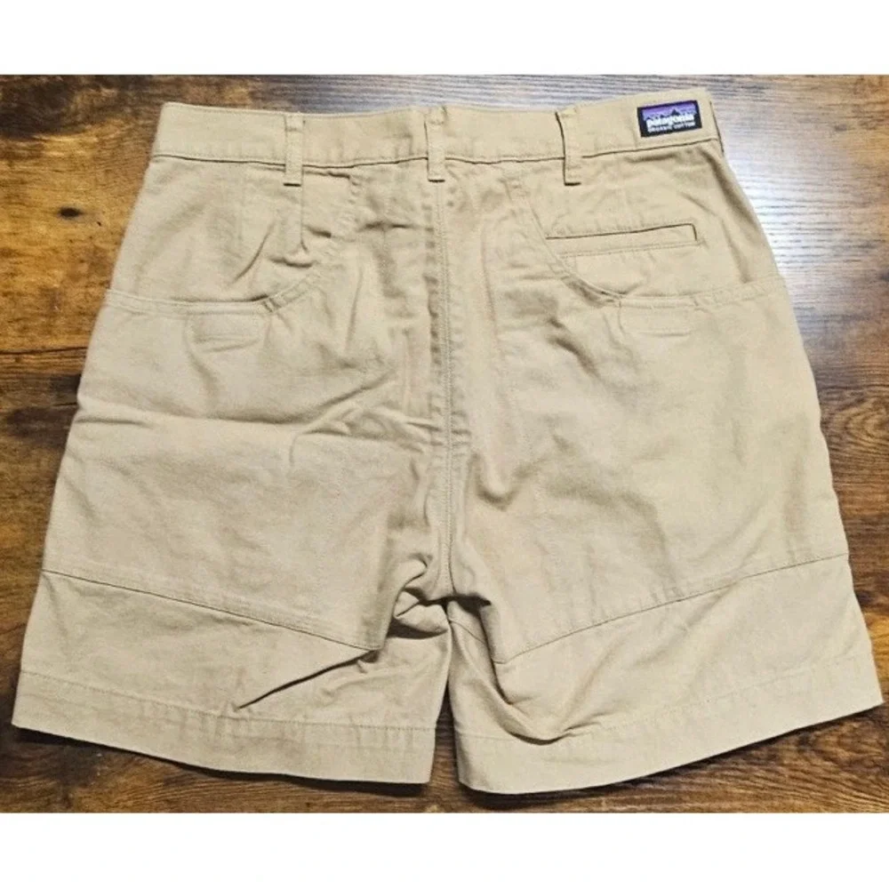 Patagonia Stand Up Organic Cotton Casual Chino Beige Shorts Men's 32x7